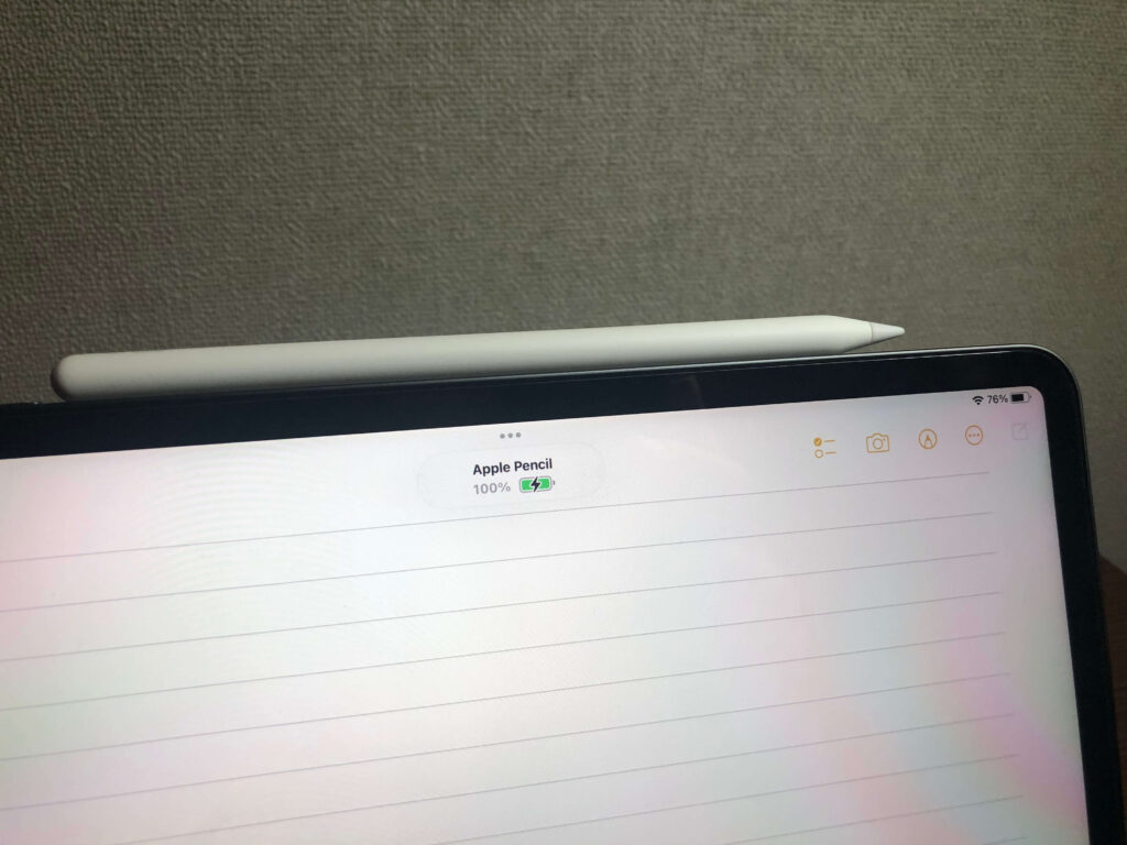 Apple Pencil（第2世代）充電 ペアリング