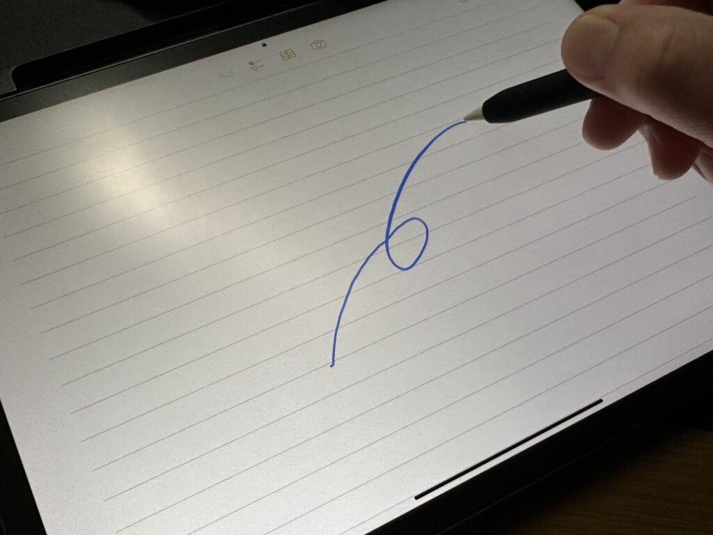 Apple Pencil ワンタッチ起動