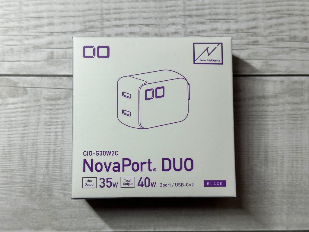 CIO NovaPort DUO 35W パッケージ